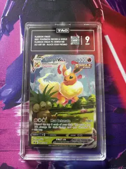Pokemon Flareon VMAX 2021 Sword & Shield Black Star Promo SWSH180 Tag 9 - Image 1
