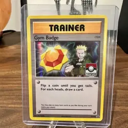 Pokemon Gym Badge (XY20) XY Black Star Promos LP HOLO - Image 1