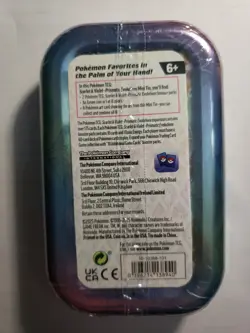Pokemon TCG - Prismatic Evolutions Mini Tin (Vaporeon) Factory Sealed - Image 2