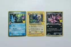 Celebrations Chest Promo Set- Mimikyu SWSH136, SWSH137, SWSH138 Pokemon TCG - Image 1