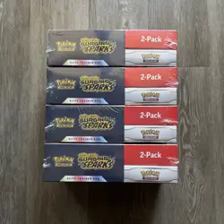 Brand New Pokemon Surging Sparks ETB + Booster Bundle Costco Sealed Lot of 4 - Image 3