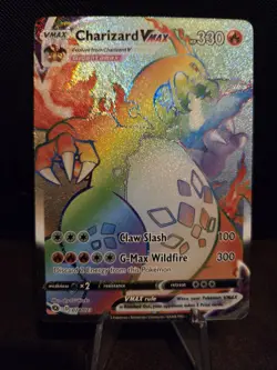 Pokemon TCG Charizard VMAX 74/73 Rainbow Secret 🌟PACK FRESH🌟Champions Path - Image 1