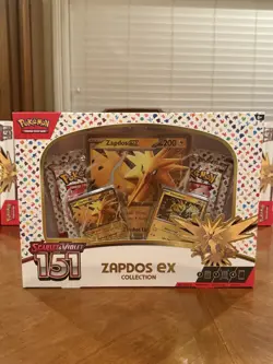 Pokemon Scarlet & Violet 151 Zapdos Ex Collection Box - New - Factory Sealed - Image 1