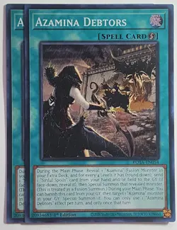 Yugioh x2 Azamina Debators ROTA-EN054 Super Rare 1st Edition - Image 1