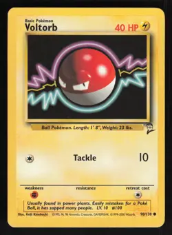Pokemon Base Set 2 #98/130 Voltorb Card TCCCX - Image 1
