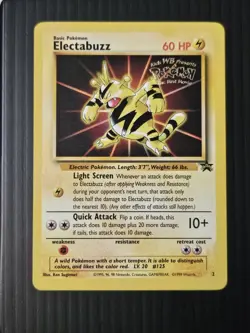 Electabuzz # 2 WB Movie Black Star Promo Pokemon TCG Card NM - Image 1