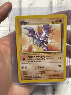 Gligar 59/111 Pokemon Card Neo Genesis Common NM Near Mint Vintage WOTC Nintendo - Image 1