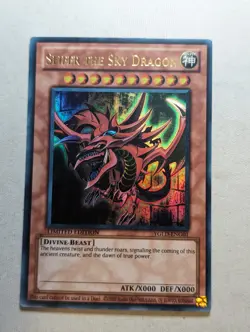 Slifer the Sky Dragon YGLD-ENG01 Ultra Rare Limited Edition Yugioh TCG Card - Image 1