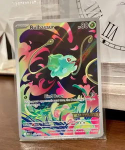SEALED Pokemon TCG Bulbasaur 133/132 Mega Evolutions Stamped Promo Card - NM - Image 1