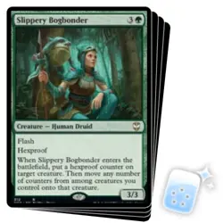 SLIPPERY BOGBONDER X4 Streets Of New Capenna: Commander Magic MTG MINT CARD - Image 1