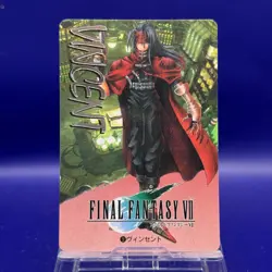Vincent 9 Final Fantasy VII 7 Card TCG Japanese PS Games Very Rare - Image 1