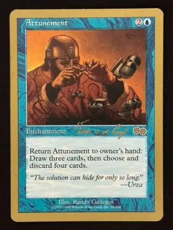 1x MTG Attunement - 2000 Tom van de Logt (USG) - World Championship Decks (WCD) - Image 3