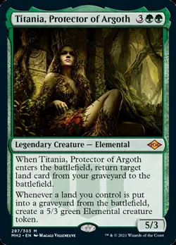 MTG | Titania, Protector of Argoth [Modern Horizons 2] Near Mint - Image 1