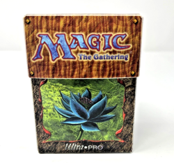 VTG 1997 Magic The Gathering Ultra Pro Plastic Deck Box Black Lotus Juzam Djinn - Image 1