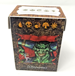 VTG 1997 Magic The Gathering Ultra Pro Plastic Deck Box Black Lotus Juzam Djinn - Image 3