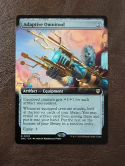 Adaptive Omnitool (Extended Art) Commander: Aetherdrift MTG Regular - Image 1