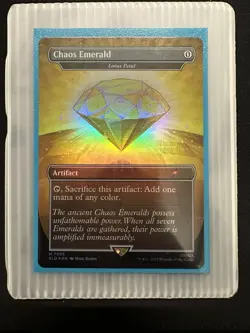 Chaos Emerald - Lotus Petal (7035) Secret Lair Drop Foil - Image 1