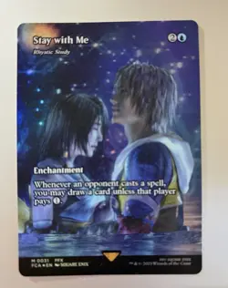 Stay with Me - Rhystic Study (Showcase) Final Fantasy: Through the Ages Foil - Image 1