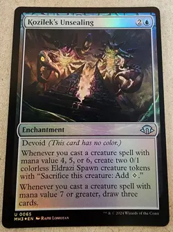 Kozilek's Unsealing - #65 Foil - Modern Horizons 3 - Mtg - Image 1