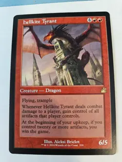 MTG - Hellkite Tyrant Retro Frame - Ravnica Remastered - Image 1