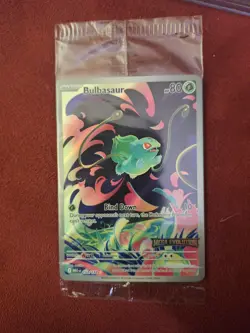 Pokemon Bulbasaur IR Mega Evolution 133/132 English - NM+ STAMPED BOX TOPPER - Image 1