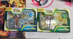 Pokemon TCG Glaceon & Leafeon VSTAR Special Collection Box SET - Factory Sealed - Image 1