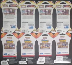 8x Pokemon 4 Lost Origin, 4 Surging Sparks Sleeves Booster Pack Lot - TCG - Image 2
