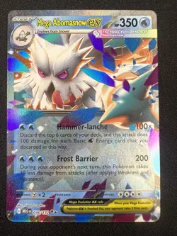 Mega Evolution English Mega Abomasnow ex 036/132 Pokemon NM - Image 1