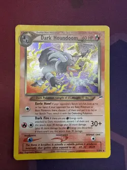 Pokemon Neo Destiny Set Dark Houndoom 7/105 Holo Rare HP - Image 1
