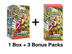 [1box+3packs]Scarlet ex Sv1S Scarlet&Violet Booster box Korean - Image 1