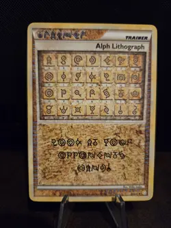 Pokemon TCG Alph Lithograph ONE HeartGold SoulSilver HGSS 🌟NM/MINT🌟 - Image 1