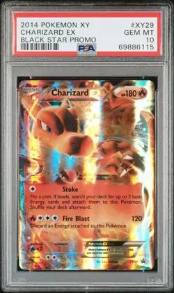 Pokemon Charizard EX XY29 PSA 10 Gem Mint XY Black Star Promo Power Trio Tins - Image 1