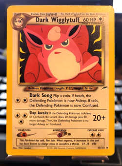 Pokemon Neo Destiny Dark Wigglytuff Uncommon Unlimited 40/105 NM Condition - Image 1