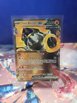 Iron Boulder ex Pokemon TCG Scarlet & Violet SVP 147 Holo Black Star Promo - Image 1