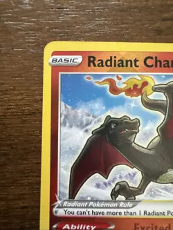 Pokemon Radiant Charizard 2023 Crown Zenith Series #020/159 NEAR MINT - Image 2