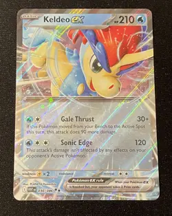 Keldeo ex 030/086 Sv: White Flare Holo Pokemon TCG Holo Double Rare NM Near Mint - Image 1
