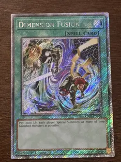 Dimension Fusion (Platinum Secret Rare) RA03-EN136 1st Edition VLP - Image 1