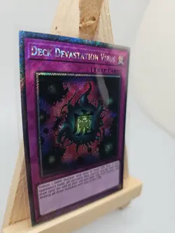 Yu-Gi-Oh Deck Devastation Virus 1st Edition Platinum Secret Rare RA03-EN150 Near - Image 2