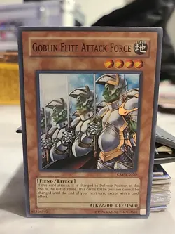Yu-Gi-Oh! TCG CRV-EN020 Goblin Elite Attack Force Unlimited Super Rare Effect LP - Image 1