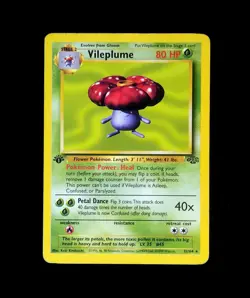 1999 Pokemon VILEPLUME Jungle Set 1ST EDITION Rare NON HOLO Card 31/64 WotC MINT - Image 2
