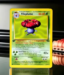 1999 Pokemon VILEPLUME Jungle Set 1ST EDITION Rare NON HOLO Card 31/64 WotC MINT - Image 4