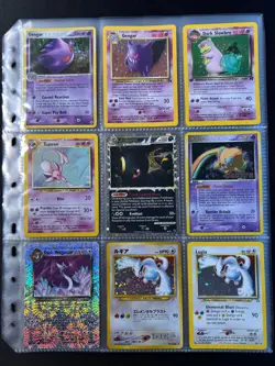 Lot of 90 ALL HOLO Vintage Pokemon Card Binder Collection - Image 2
