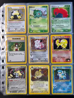 Lot of 90 ALL HOLO Vintage Pokemon Card Binder Collection - Image 4