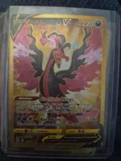Pokemon Galarian Moltres v TCG Brilliant Stars Holo Card 183/172 Secret Rare - Image 1