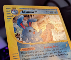 Azumarill Holo Rare H4/H32 Aquapolis WoTC Pokemon Card 2003 - HP - Image 5