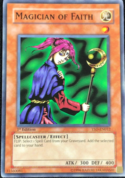 Magician of Faith YSD-EN012 1st Common Yu-Gi-Oh TCG Card - Image 1