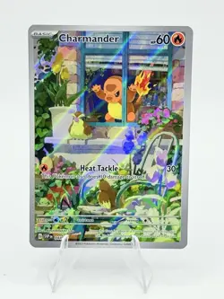 Pokemon TCG Charmander 044 SV Scarlet & Violet Promo Holo Card - Image 1