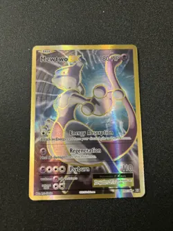 Pokemon TCG Evolutions Mewtwo-EX Holo Full Art Ultra Rare Card 103/108 - Image 1