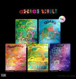 Flower Power MTG Secret Lair Chaos Vault Foil AND Non Foil Sets! Preorder - Image 1