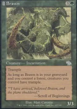 Brawn - Medium Play MTG Judgment - Image 1